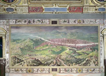 Die Belagerung von Florenz im Jahr 1530, 1563-65